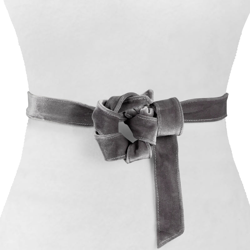 Velvet Skinny Wrap Belt - Two 12 Fashion