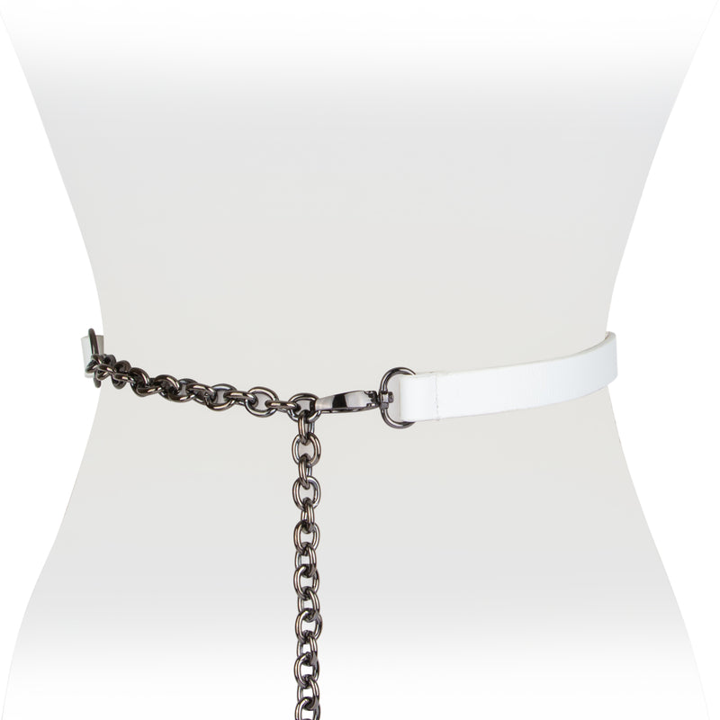 Leather Chain Belt - Two 12 Fashion