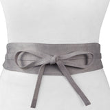 Women's Designer Suede Classic Wrap Belt - Two 12 Fashion