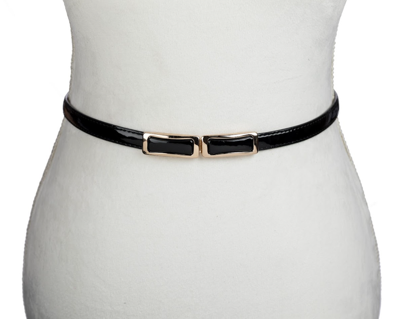 Women's Designer Rectangle Clasp Belt