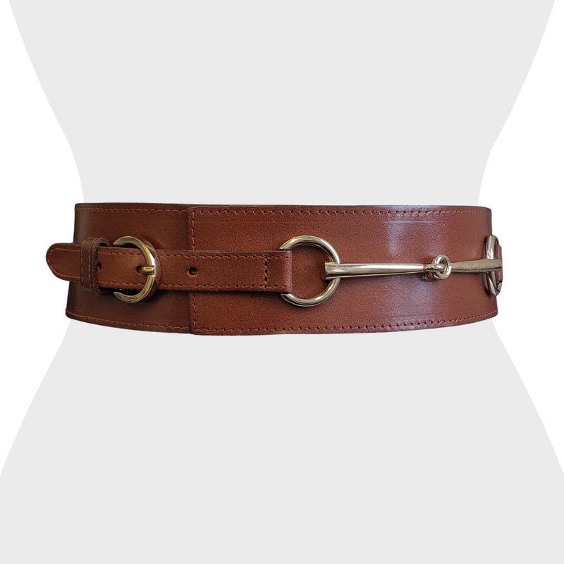 Women's Designer Horse Bit Belt - Two 12 Fashion