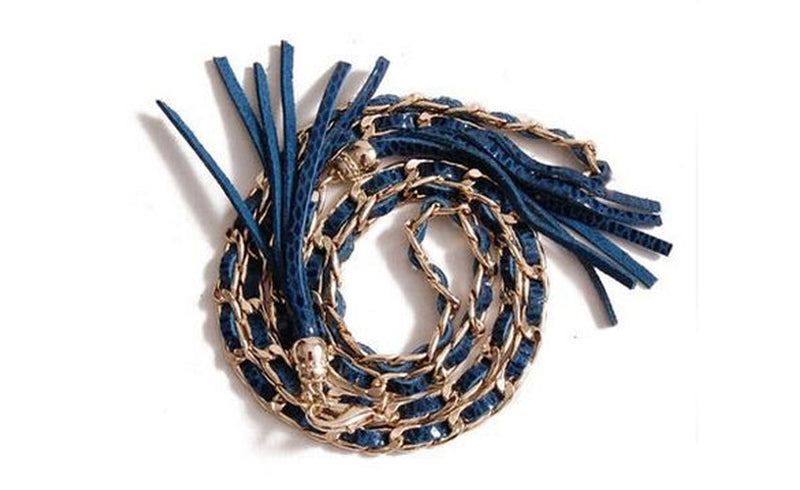 Snakeskin Tassel Belt - Two 12 Fashion