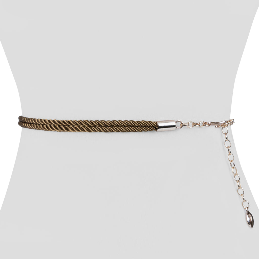 Women's Designer Thick Rope Belt