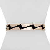 Black and White Stretch Belt - Two 12 Fashion