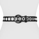 Leather Grommet Belt - Two 12 Fashion