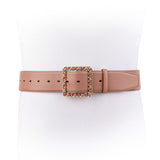 Square Chain Buckle Belt - Two 12 Fashion