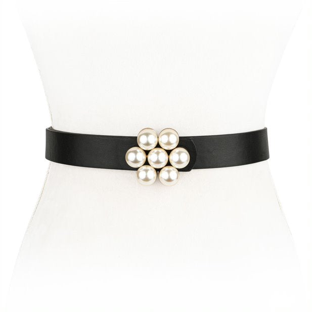 Pearl Cluster Waist Belt - Two 12 Fashion