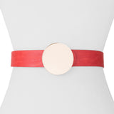 Round Buckle Belt - Two 12 Fashion