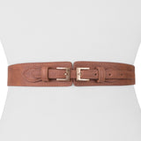 Women's Designer Double Buckle Belt - Two 12 Fashion