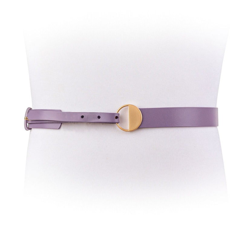 Gold Buckle Pull Back Belt - Two 12 Fashion