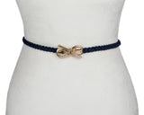 Braided Elastic Bow Belt - Two 12 Fashion