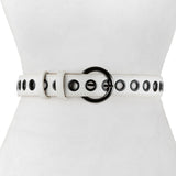 Leather Grommet Belt - Two 12 Fashion