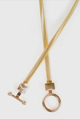Gold Clasp Stretch Belt - Two 12 Fashion
