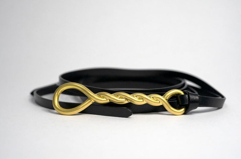 Gold Twisted Buckle Rope Belt - Two 12 Fashion